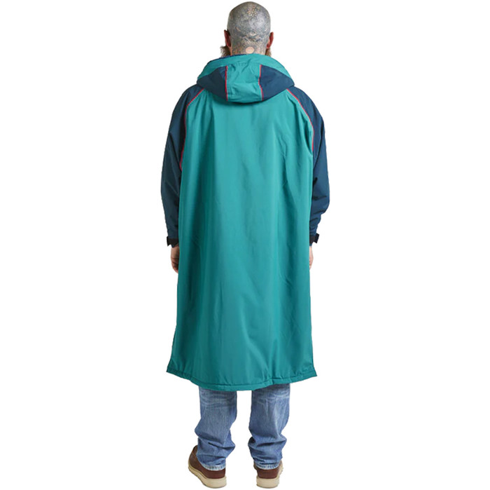 2024 Red Paddle Co Wiederverwendet EVO Pro Langarmwechsel Robe / Poncho 002-009-006 - Teal / Navy